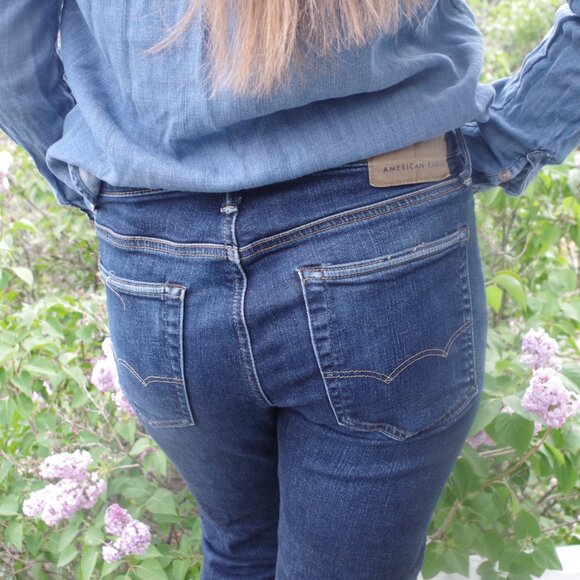 New American Eagle Next Level Air Flex  Slim Straight Ladies Jeans - Picture 4 of 6